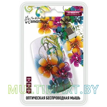Мышь Smartbuy 327AG Flowers Full-Color Print (SBM-327AG-FL-FC) картинка 3